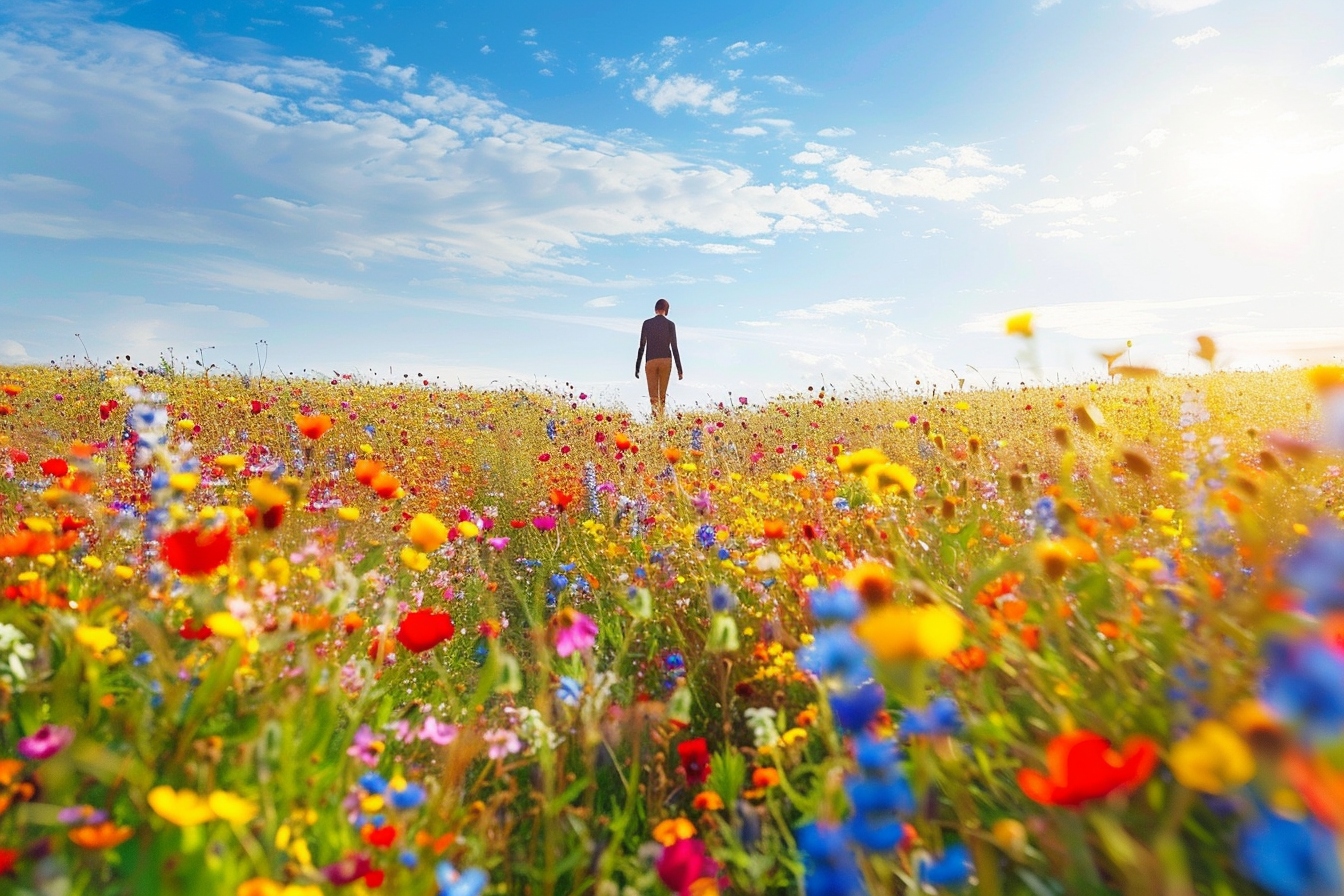 Les douleurs soulagées par le champ de fleurs Les douleurs soulagées par le champ de fleurs
