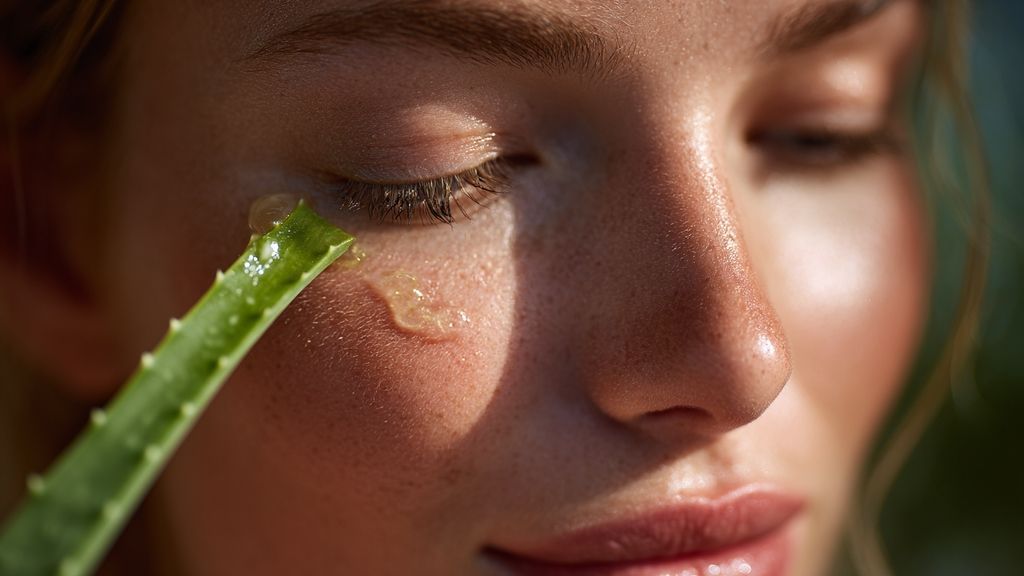 Préparation d’un remède naturel à l’aloe vera pour les coups de soleil