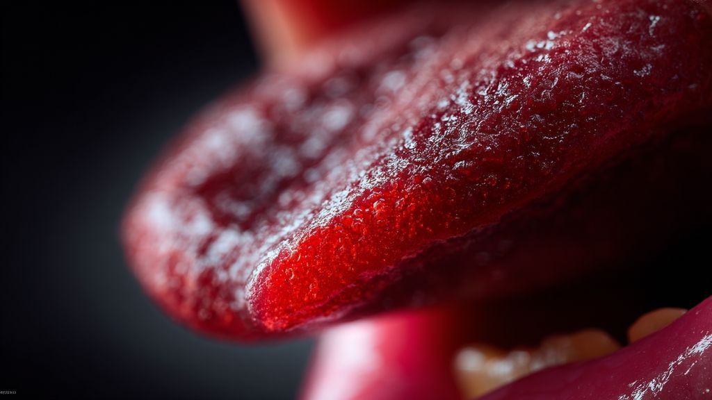 Quels facteurs aggravent un point rouge sur la langue